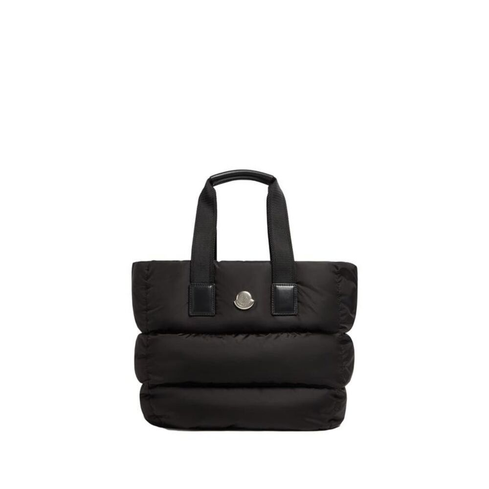 MONCLER Puffer Tote Bag Women BLACK Handbags